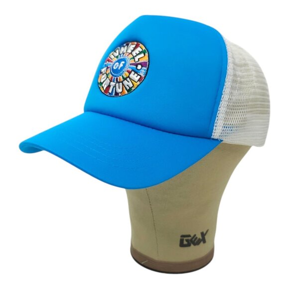 Wheel Of Fortune Mesh Snapback Cap Trucker Foam Baseball Hat Embroidered Logo - Picture 2 of 13